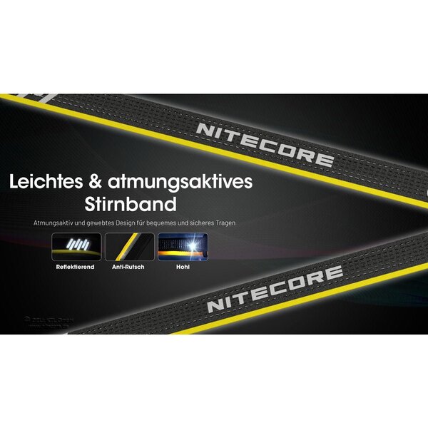 Nitecore HA15 UHE - 400 Lumen, NL1411R 