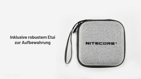 Nitecore HC65 UHE - 2000 Lumen - 3 Lichtquellen 