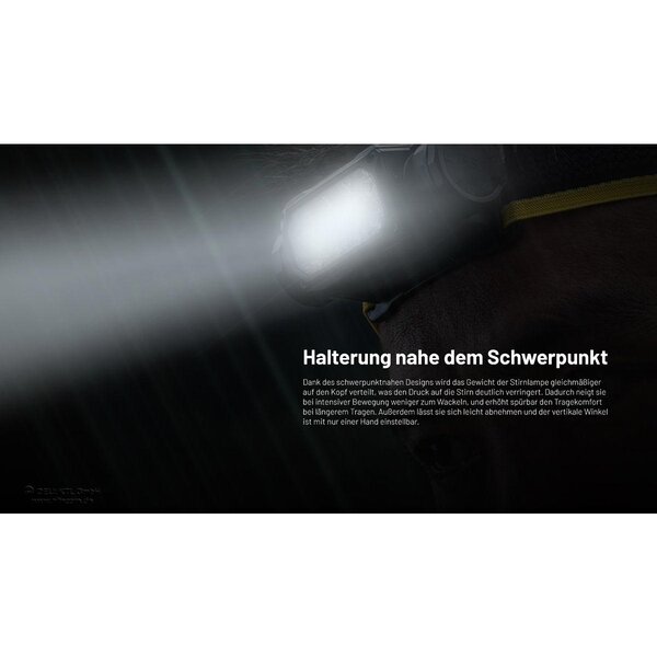 Nitecore HC65 UHE grau - 2000 Lumen - 3 Lichtquellen 