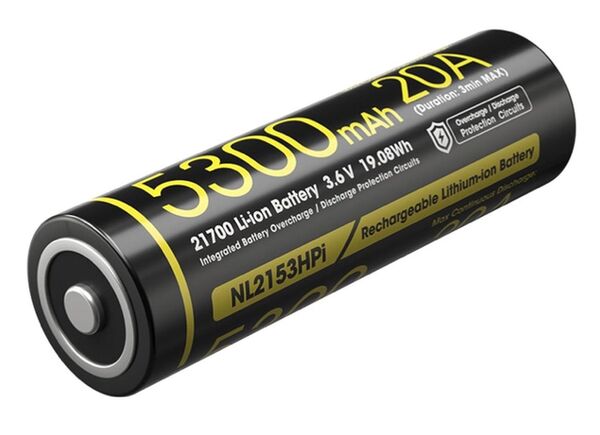 Nitecore Li-Ion Akku 21700, 5300mAh, NL2153HPi 