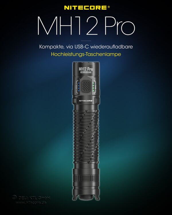 Nitecore MH12 Pro - 3300 Lumen, UHi 40 LED 