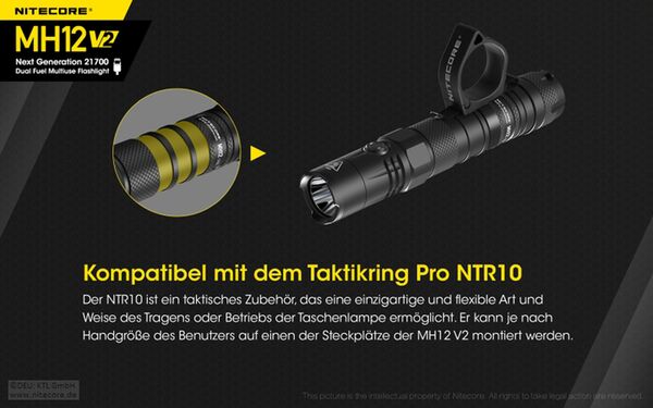 Nitecore MH12 V2 - 1200 Lumen 