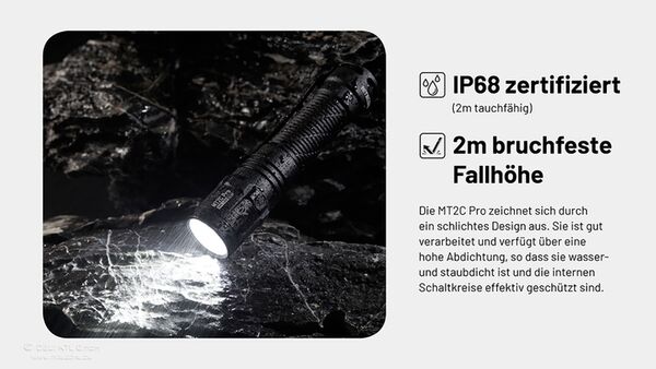 Nitecore MT2C PRO - 1800 Lumen 