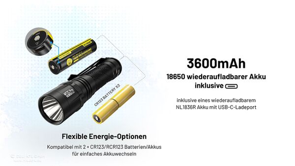 Nitecore MT2C PRO - 1800 Lumen 