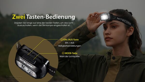 Nitecore Nitecore NU30 - schwarz, 500 Lumen 