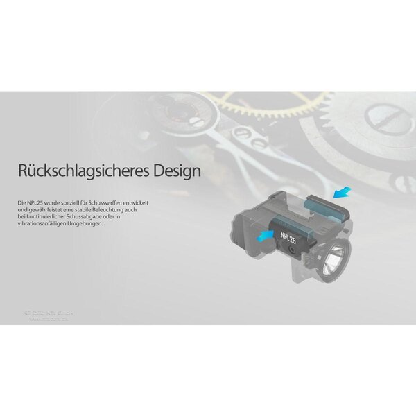 Nitecore NPL25, schwarz 