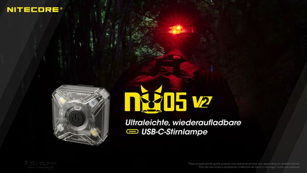 Nitecore NU05 V2 - USB-C 