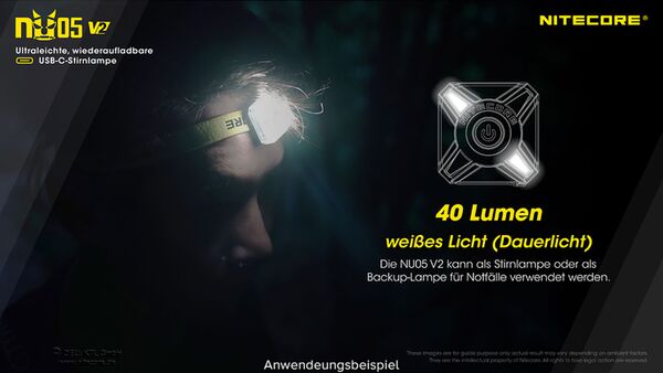 Nitecore NU05 V2 - USB-C 