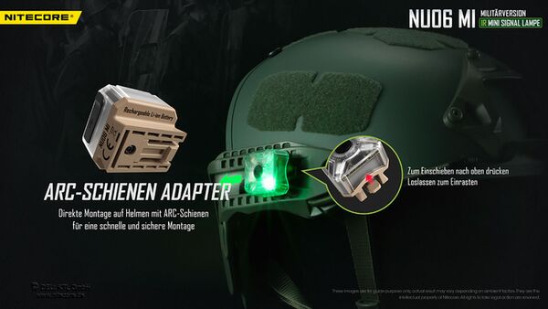 Nitecore NU06 MI - mehrfarbige Signalleuchte mit IR 