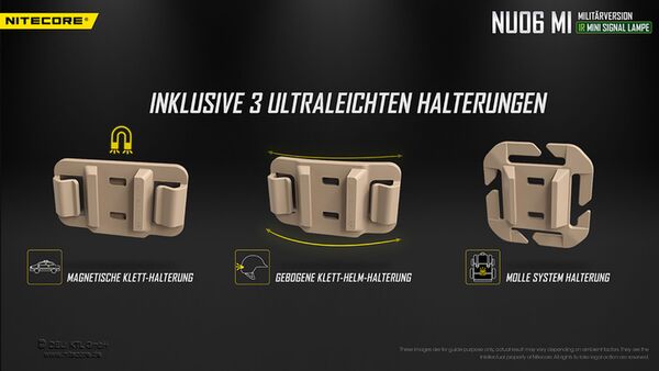 Nitecore NU06 MI - mehrfarbige Signalleuchte mit IR 