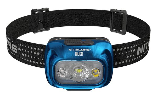 Nitecore NU31 - 550 Lumen  blau