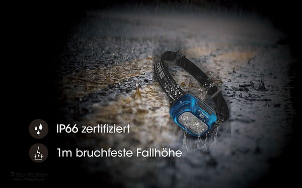 Nitecore NU31 - 550 Lumen  blau