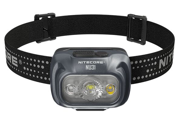 Nitecore NU31 - 550 Lumen  grau
