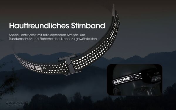 Nitecore NU31 - 550 Lumen  orange