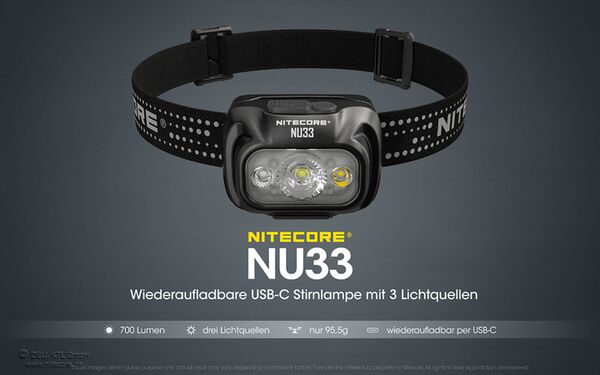 Nitecore NU33 - 700 Lumen 