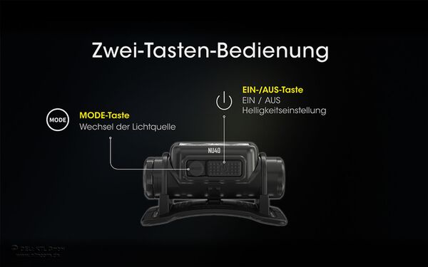 Nitecore NU40 - 1000 Lumen 