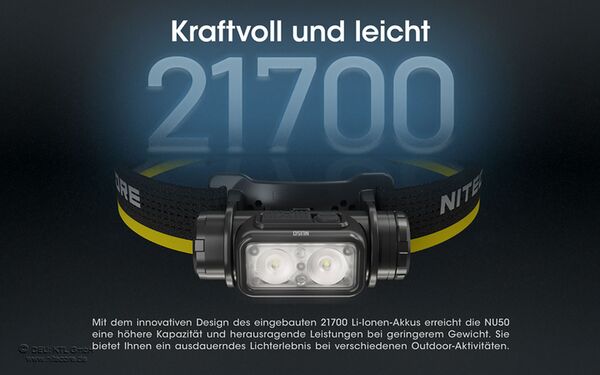 Nitecore NU50 - 1400 Lumen 