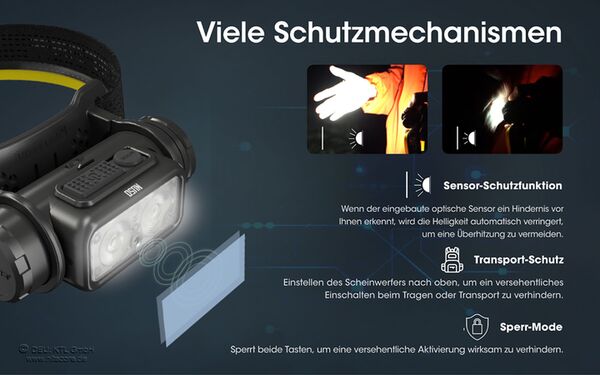 Nitecore NU50 - 1400 Lumen 