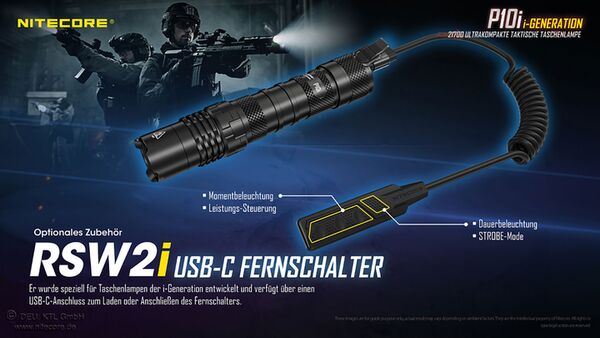 Nitecore P10i - 1800 Lumen 