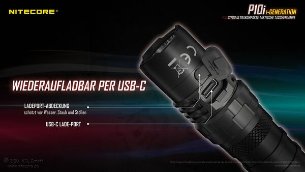 Nitecore P10i - 1800 Lumen 
