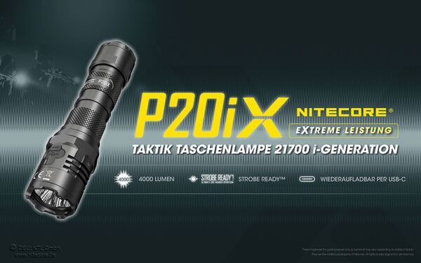Nitecore P20iX - 4000 Lumen 