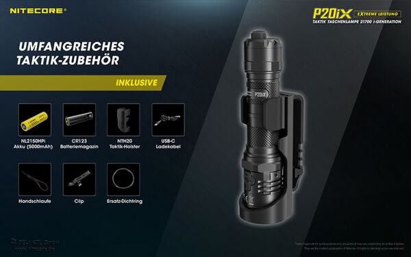 Nitecore P20iX - 4000 Lumen 