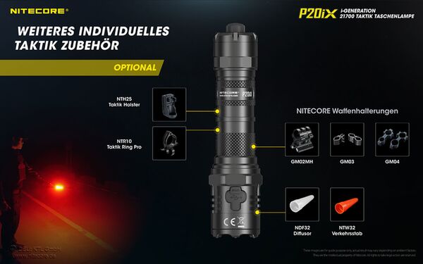 Nitecore P20iX - 4000 Lumen 