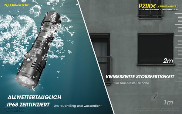 Nitecore P20iX - 4000 Lumen 
