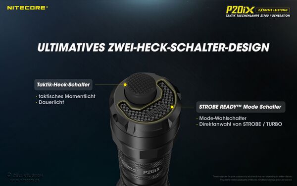 Nitecore P20iX - 4000 Lumen 