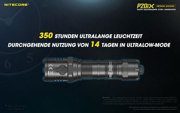 Nitecore P20iX - 4000 Lumen 
