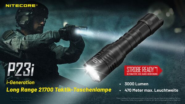 Nitecore P23i - 3000 Lumen 