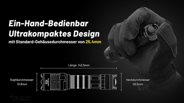Nitecore P23i - 3000 Lumen 