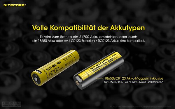 Nitecore P30 inkl. NL2150R 