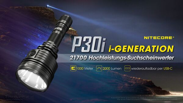 Nitecore P30i - 2000 Lumen 