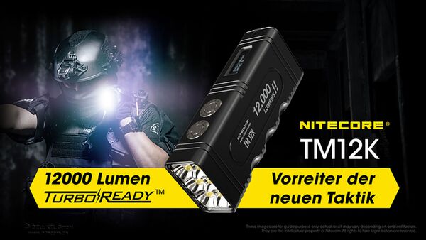 Nitecore TM12K - 12000 Lumen 