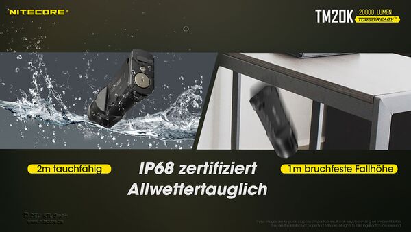 Nitecore TM20K - 20000 Lumen 