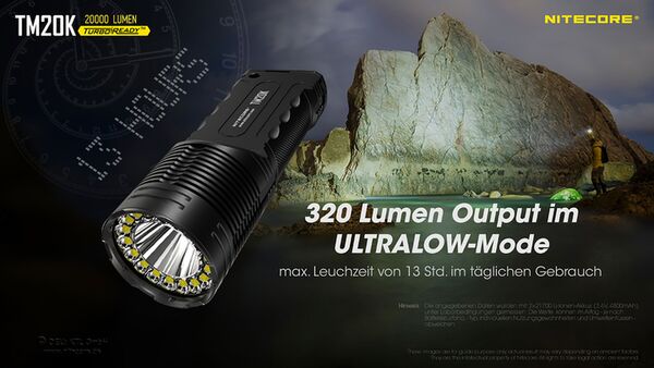Nitecore TM20K - 20000 Lumen 