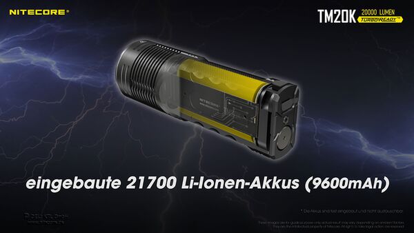 Nitecore TM20K - 20000 Lumen 