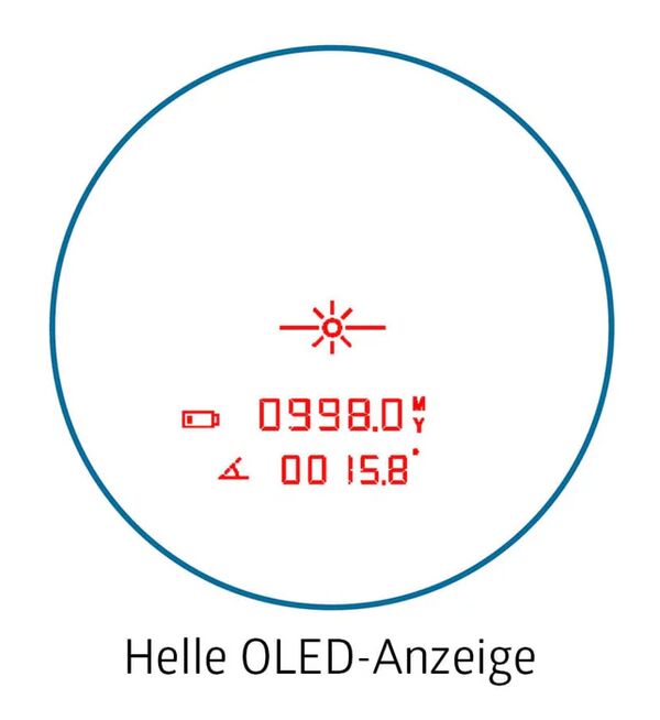 NOBLEX Fernglas NF 10x42 R advanced mit Laser Distanzmesser 