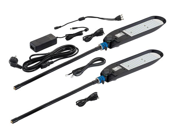 Novoflex 2 x Reprobeleuchtung mit flexiblen Armen und Kugelneiger 