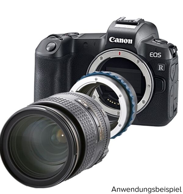 Novoflex Adapter m. Abblendfunktion  Nikon F-Mount Canon RF