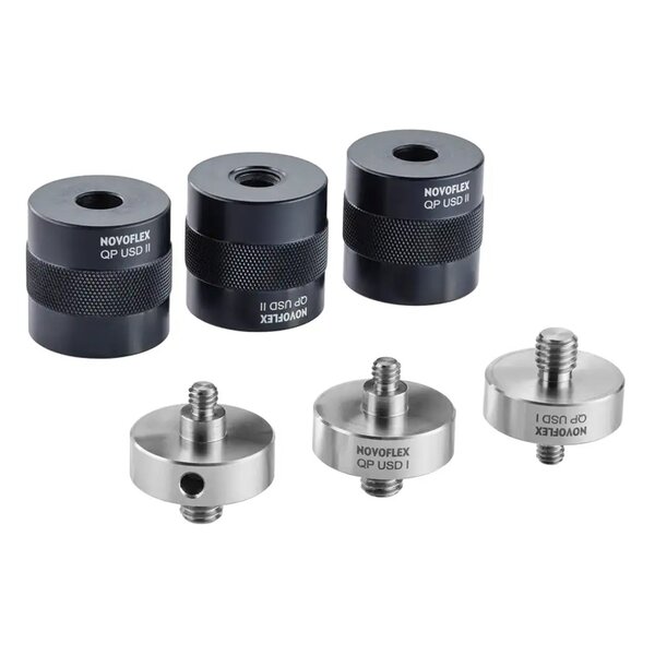 Novoflex Adaptersatz für umgekehrte Montage von  QLEG-Stativbeinen an TrioPod-Stativschulter –