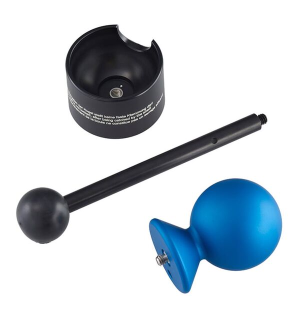 Novoflex Ball FREE 50 Set bestehend aus: Kugel, Schale und Stützfuß (Einstiegsset ins MB FREE System) 