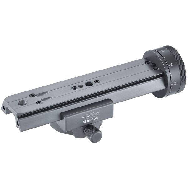 Novoflex Einstellschlitten Q mit Fokusrad und Rasterungen für ABM bis 5:1 (Castel-M) 