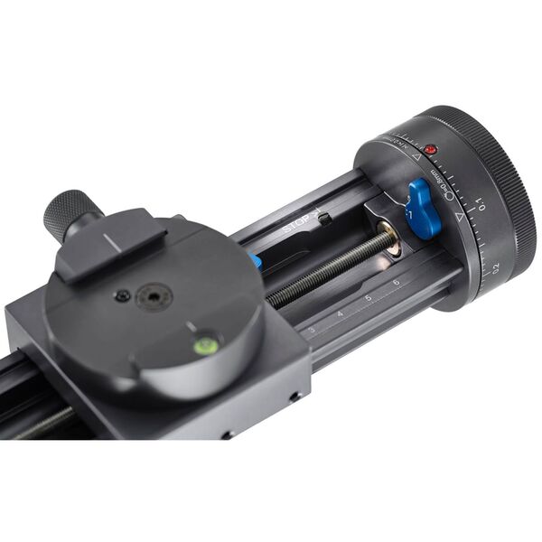 Novoflex Einstellschlitten Q mit Fokusrad und Rasterungen für ABM bis 5:1 (Castel-M) 