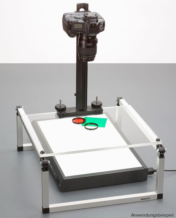 Novoflex Grundplatte für MS-REPRO Durchsichtig 40x50cm 