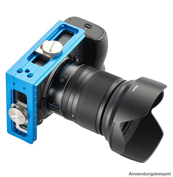 Novoflex Klemmplatte Slim in L-Form für Hoch- und Querformat für MiniConnect 