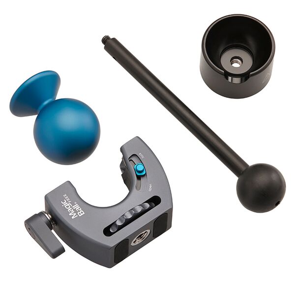 Novoflex MagicBall FREE Set(S) bestehend aus: Kugel, Gehäuse, Schale und Stützfuß 