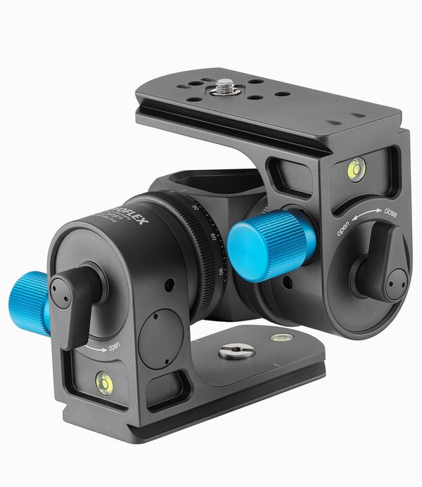 Novoflex Modularer Getriebeneiger KOPF² Grundmodell ohne Kupplung u. Panoramadrehung 