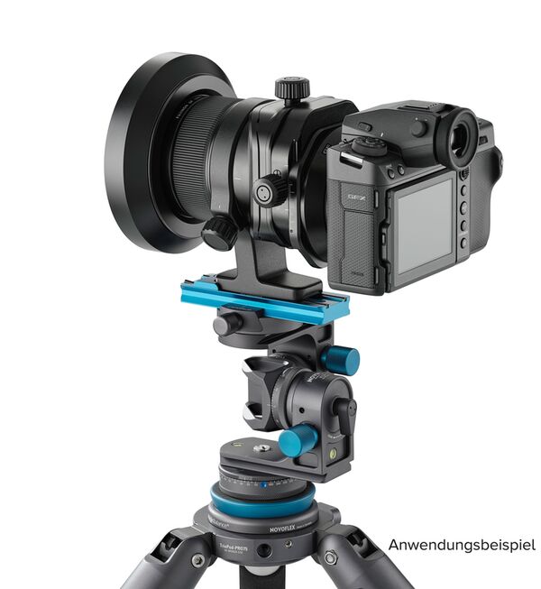 Novoflex Modularer Getriebeneiger KOPF² Starter Kit mit Kupplung u. Panoramadrehung 